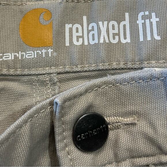 Carhartt Mens Size 40 Light Khaki Relaxed Fit Cargo Shorts - Picture 4 of 8